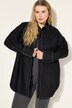 Bluse, oversized, lyse prydsømmer
