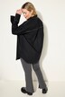Bluse, oversized, lyse prydsømmer