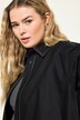 Bluse, oversized, lyse prydsømmer
