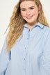 Halenka, oversize, knoflíková léga na zádech, dlouhé rukávy