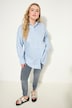 Halenka, oversize, knoflíková léga na zádech, dlouhé rukávy