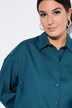 Halenka, oversize, knoflíková léga na zádech, dlouhé rukávy