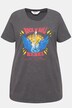 Camiseta, oversize, motivo de guitarras, media manga