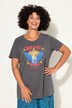 Camiseta, oversize, motivo de guitarras, media manga