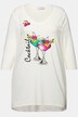 A-Line 3/4-Sleeve Cocktail Pattern T-Shirt