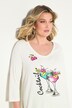 A-Line 3/4-Sleeve Cocktail Pattern T-Shirt