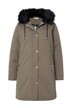 Parka, oversize, kapuce, podšívka s hvězdami