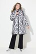 Chaqueta acolchada, Straight Fit, estampado de leopardo