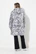 Chaqueta acolchada, Straight Fit, estampado de leopardo