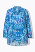 Blusa, línea A, estampado de lazos, manga larga