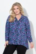 Blouse, A-lijn, strikjesprint, lange mouwen