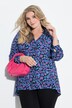 Blouse, A-lijn, strikjesprint, lange mouwen