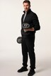 JAY-PI Sweatjacke, Bauchfit, Fitness, Badges, bis 7 XL