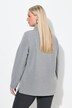 Sweatshirt, dekorative steiner, båthals, langermet