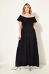 Maxi-jurk, carmenhals