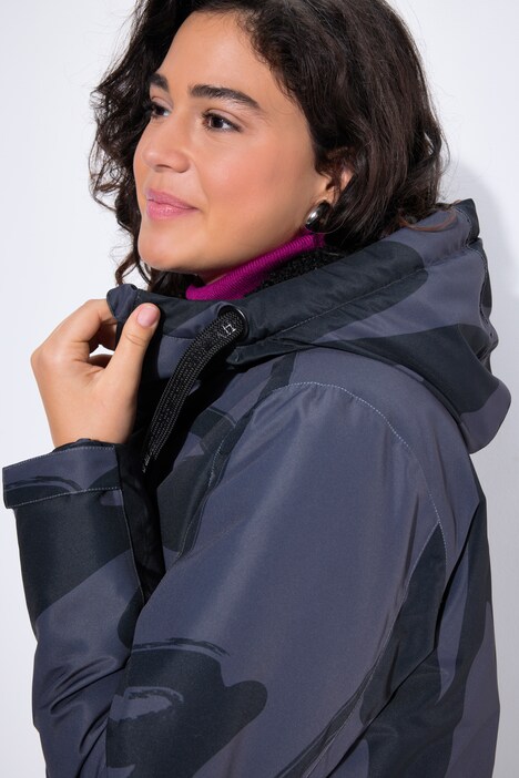 Manteau technique HYPRAR imperméable, polaire bouclée, capuche