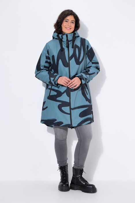 Manteau technique HYPRAR imperméable, polaire bouclée, capuche
