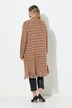 Long-Strickjacke, Straight Fit, Fransensaum