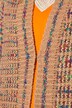Long-Strickjacke, Straight Fit, Fransensaum
