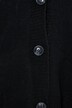 Chaqueta de punto, look de capa, tapeta de botones, manga larga