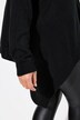 Chaqueta de punto, look de capa, tapeta de botones, manga larga