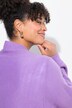 Cardigan effetto mantella con abbottonatura e maniche lunghe