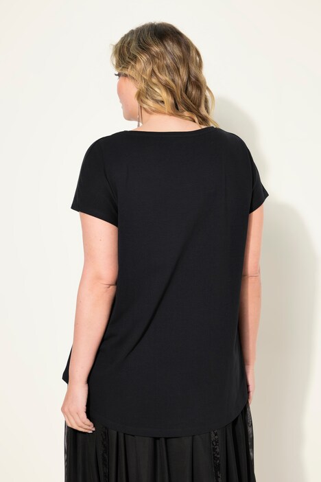 Oversized t-shirt with printed inscription