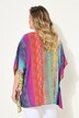 Bluse-poncho, overdimensjonert, slange-trykk
