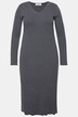 Robe tube, coupe Slim shape, jersey bord-côte