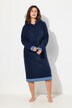 Robe d'intérieur en polaire à capuche et manches longues, broderie