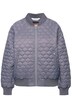 Bomber bunda, oversize, prošívaná, barevná podšívka
