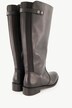 Bottes en cuir tige XXL, bride à boutons-pression - largeur H