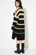 Vestido de punto, oversize, rayas horizontales