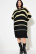 Vestido de punto, oversize, rayas horizontales