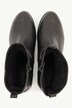 Bottines en cuir avec plis, largeur H