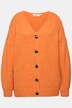 Cardigan, oversized, V-hals