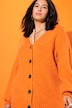 Cardigan, oversized, V-hals