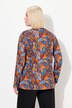Maglia dal taglio svasato con Paisley, scollo a girocollo e maniche lunghe