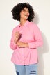 Bluse, oversized, statement-print på ryggen