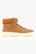 leren sneakers, breigoed, wijdte H
