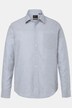 Chemise en lin mélangé JP 1880, manches longues et col Kent, coupe Modern Fit - jusqu'au 8 XL
