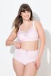 Culotte taille haute sculptante. Empiècement en dentelle