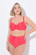 Culotte taille haute sculptante. Empiècement en dentelle
