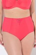 Culotte taille haute sculptante. Empiècement en dentelle