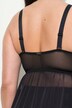 Soutien-gorge à armatures, fermeture à l'avant, broderie - bonnet B-F