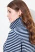 Genser/sweatshirt, ståkrage, lange ermer, økobomull
