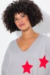 Trui, oversized, sterren, lange mouwen
