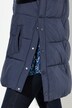 Gilet matelassé sans manches, boutons-pression sur les côtés, col chemise
