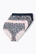 Culottes midi, lot de 5, fleurs/unies