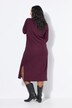 Robe maxi en jersey à rayures, coupe évasée, manche longues